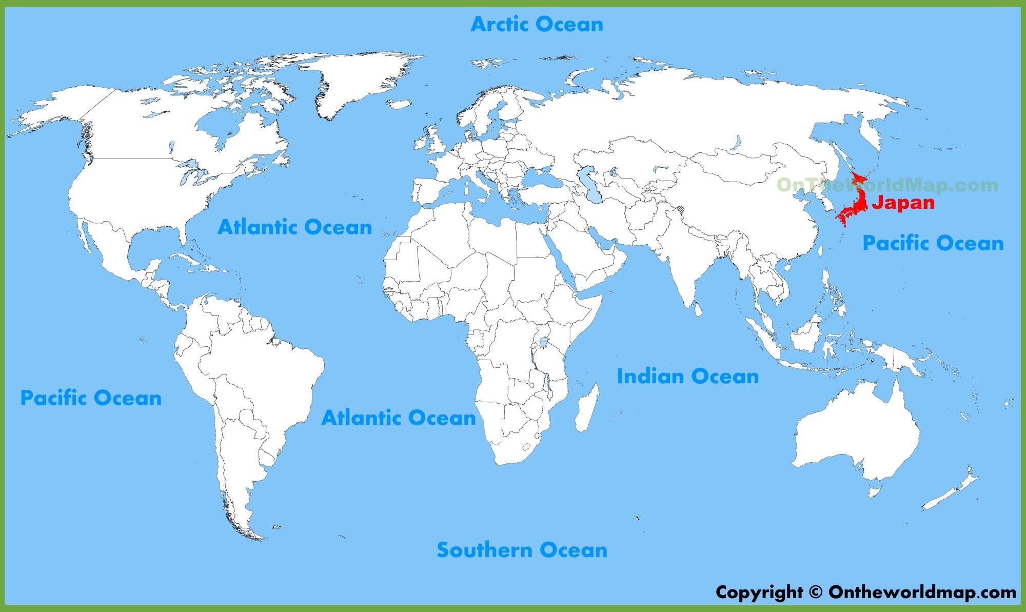 världskarta japan karta Varldskarta Japan Japan Karta Varlden Ostra Asien Asien världskarta japan karta