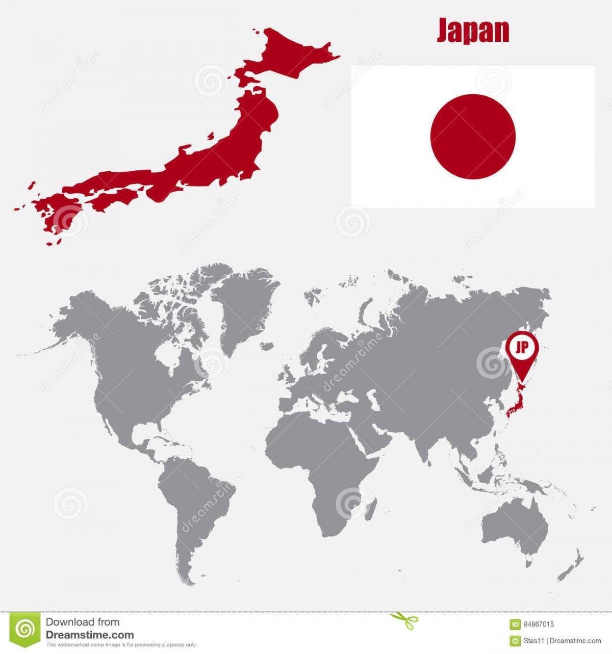 världskarta japan karta Japan Pa En Varldskarta Japan Karta Av Varlden Ostra Asien Asien världskarta japan karta