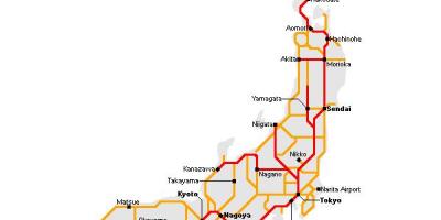 Järnväg karta japan