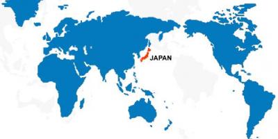 Japan karta över världen